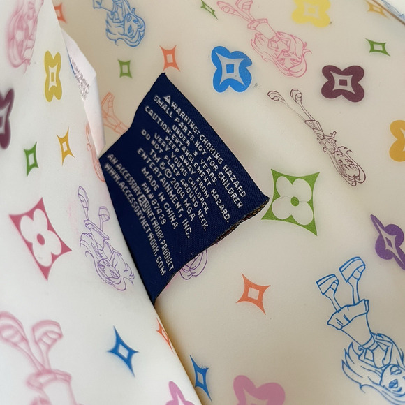 Vintage Bratz Doll Y2K 2000's Vinyl Jelly Monogram Bag Purse Tote Frosted - Picture 10 of 11